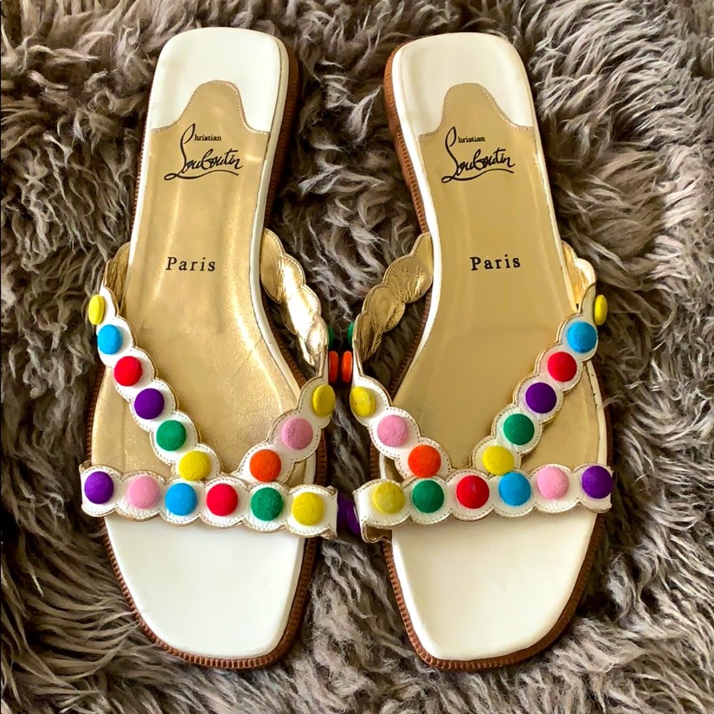 Colorful Christian Louboutin Sandals